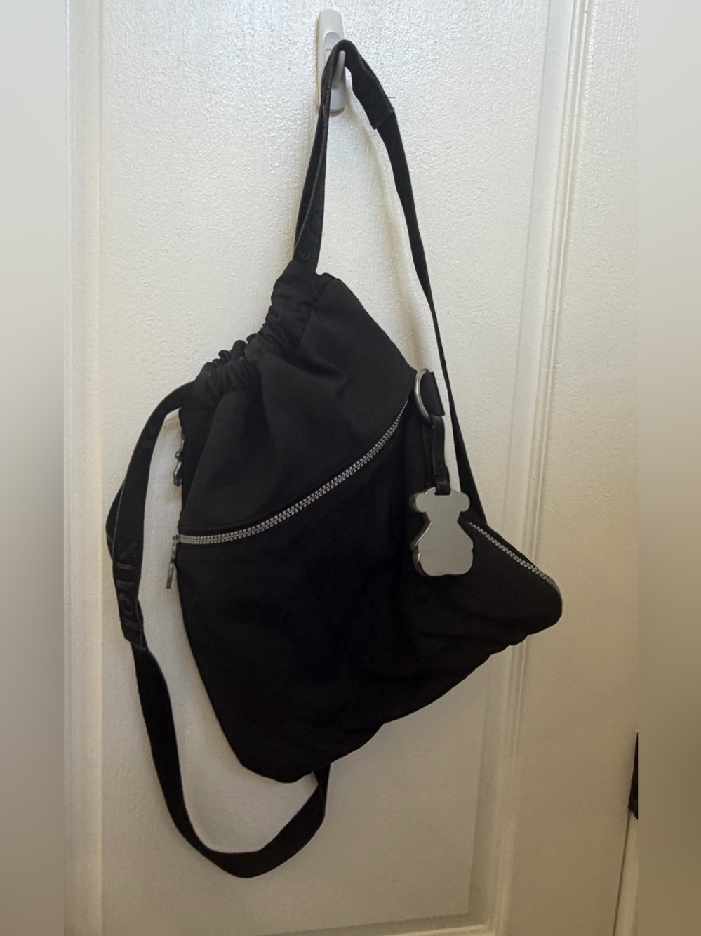 Tous adjustable backpack in anthracite expandable